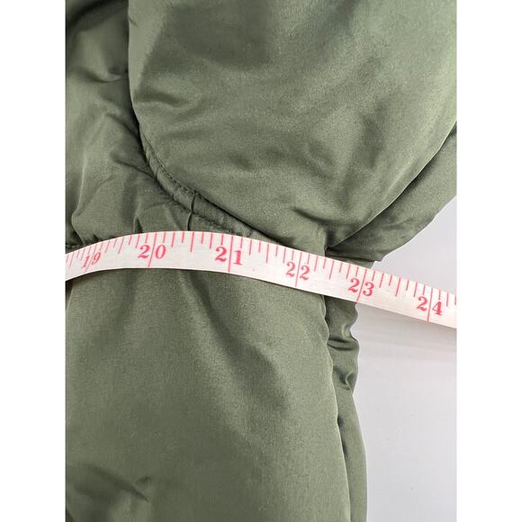 Whales Tail Outerwear Jacket Girls Large Forest Green Winter Puff Coat Zip Warm - Picture 7 of 10
